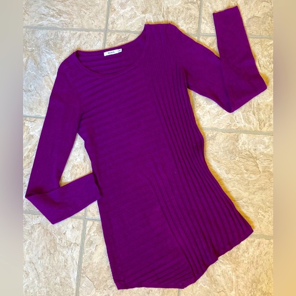Asymmetrical purple dress - Picture 1 of 5